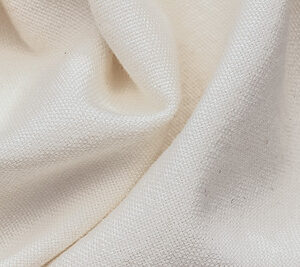 USDA organic cotton Basketweave fabric made in America by Tuscarora Mills