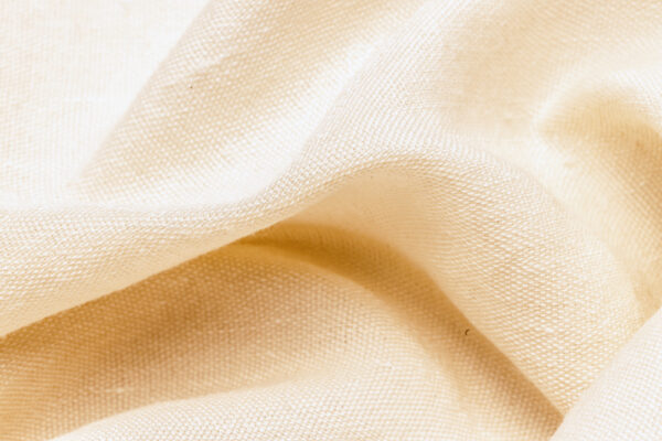 Organic flax and Supima cotton Oxford weave fabric made in America by Tuscarora Mills