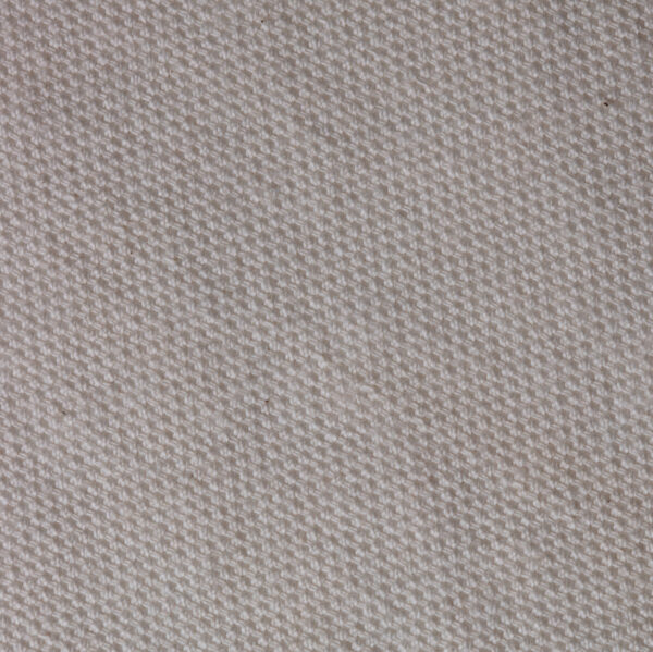 Natural fiber USDA organic cotton basketweave fabric made in Pennsylvania.