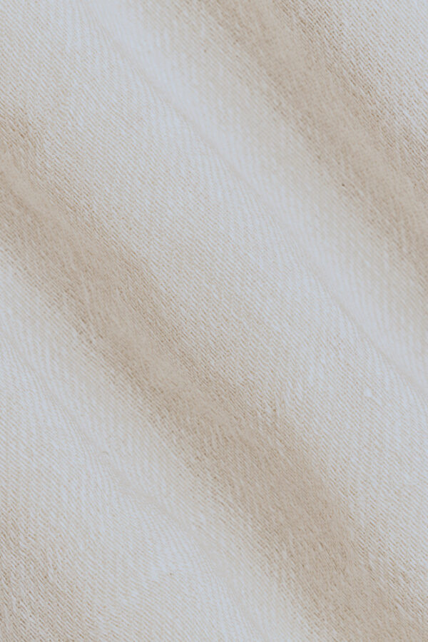 This 3/1 twill is woven with Supima cotton and hemp yarns to yield a 4.3 OSY summer weight fabric.