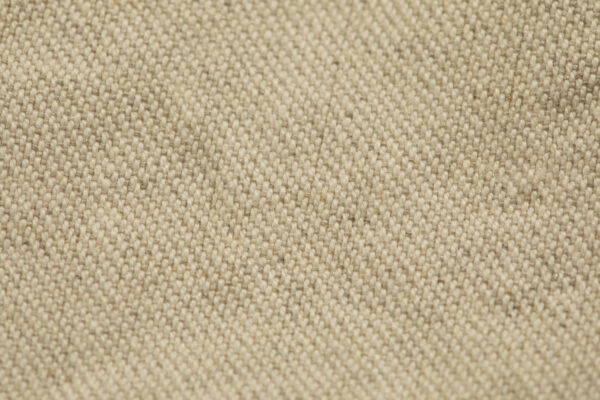 Organic Cotton and natural tone Hemp fabric in a 2/1 twill weave. Made in the USA by Tuscarora Mills